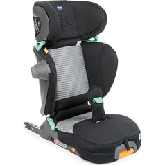 Chicco Fold & Go Air i-Size bērnu autokrēsliņš 100-150 cm, regulējams bērnu autokrēsliņš bērniem no aptuveni 3-12 gadiem (aptuveni 15-36 kg), salokāms un pārnēsājams, ar sānu aizsardzību, regulējams augstums