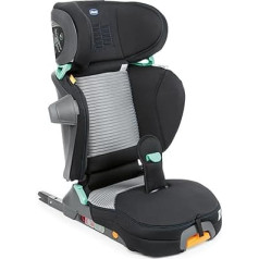 Chicco Fold & Go Air i-Size Car Child Seat 100-150 cm, Adjustable Child Car Seat for Children from Approx. 3-12 Years (Approx. 15-36 kg), Foldable and Portable, with Side Protection, Adjustable Height