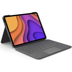 Logitech Folio iPad Case Touch tastatūra, skārienpaliktnis un Smart Connector iPad Air 4th Gen (Modeļi: A2316, A2324, A2072, A2325) Spāņu QWERTY izkārtojums