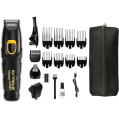 Wahl Extreme Grip Advanced Multigroomer, 240 Minuten Laufzeit, Nasenhaartrimmer für Männer, Stoppeltrimmer, Pflegeset für Männer, Körpertrimmer für Männer, waschbare Wechselköpfe