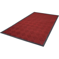 mosegor Fußmatte mit Gummi-Rutschfester Rückseite, 90x150cm Schmutzfangmatte Waschbar Sauberlaufmatte Schlammbeständige Fussmatte Teppich für für Eingangsbereich, Aussenbereich, Flur, Küchen, Hotels