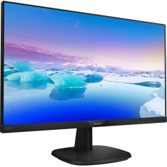 Philips 243V7QDAB / 00 60 cm (23.8 inch) monitor (VGA, DVI, HDMI, 5ms response time, 1920 x 1080, 60 Hz, with speaker) black