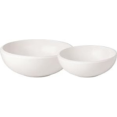 Villeroy & Boch - NewMoon Bļoda komplekts no 2 porcelāna bļodām, balts