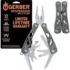 Gerber Multifunktionswerkzeug mit Nylon-Scheide und 12 Funktionen, Suspension Multi-Tool, 1003720