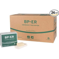 BP-ER Emergency Ration, рацион питания на случай чрезвычайных ситуаций, коробка 24 х 500 г, пища длительного хранения, готовая к немедленному употреблен