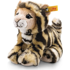 Steiff Billy Tiger - 20 cm - Plüschtiger sitzend - Kuscheltier für Kinder - weich & waschbar - aizsargāts (084102)