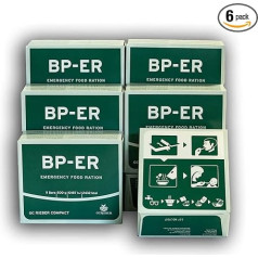 BP ER Elite avārijas pārtika 6 x 500 g vienības, kempinga āra profilakse no vadošā ražotāja GC Rieber Compact no Norvēģijas (jaunākā partija un sertifikāts no tirgotāja Lebenskraft)