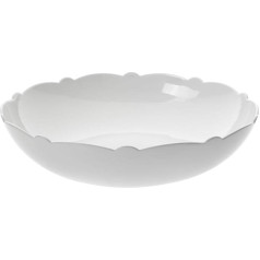 Alessi Salatschüssel 290 cl Porzellan Weiss, 31,5 x 31,8 x 31,5 cm