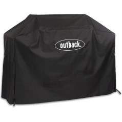 Outback Premium BBQ pārvalks divkurkuram ar 2 degļiem, ūdensnecaurlaidīgs un elpojošs aizsargpārklājs ar augstu diegu skaitu, OUT370640