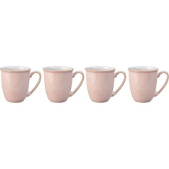 Denby 419048918 Akmensmasas krūzīšu komplekts, pelēks/rozā krāsā