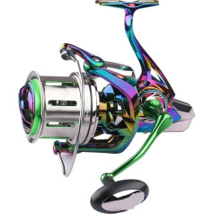 Angelrolle Alle Metall Angeln Spinning Reel Distant Wheel Karpfen Salzwasser Karpfen Zubehör 12 + 1BB Angeln mit Leichtigkeit