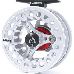 Makšķerēšanas spole Spinner Fly Reel, Large Arbor Fly Makšķerēšanas spole ar Die-Cast Aluminium Body Makšķerēšanas spole (krāsa: spole, izmērs: 7/8 svars)