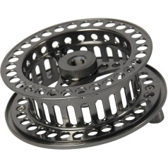 Makšķerēšanas ritenis, Makšķerēšanas spole, Makšķerēšanas mušas makšķerēšanas spoles, Makšķerēšanas piederumi CNC Machined Large Mandrel Fly Reel, Rezerves spole, pēc izvēles Stream Makšķerēšanas stienis (gultņu daudzums: 2, kr