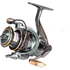 Saltwater Spinning Reel Makšķerēšana 10BB attiecība 5.2: 1 Metāla rokturis Ultralight Jigging Makšķerēšanas spole