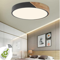 JINPIKER 60 W Dimmable LED griestu gaisma Black Shell LED griestu gaisma Enerģijas taupīšana Dzīvojamā istaba Virtuve Vannas istaba Priekšnams Guļamistaba Griestu lampas