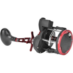 Keenso Angelrolle, TR430 Tragbare Seefischrolle mit Digitalanzeige Trolling Lateral Wheel 4 Bearing Tackle Angelräder und Wartungswerkzeuge Angeln Angelrollen und Angelreparaturwerkzeuge