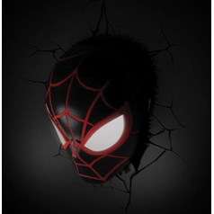 RED5 Spiderman Miles Morales Face 3D gaisma