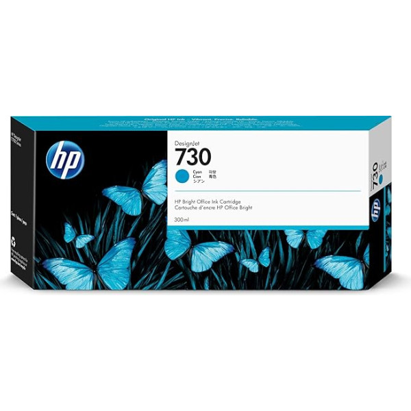 HP 730 (P2V68A) Oriģinālais krāsu tonēšanas līdzeklis DesignJet, ciāns, 300 ml