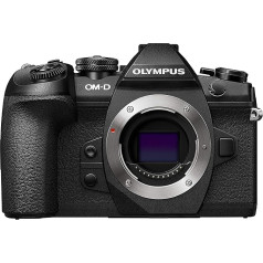 Olympus OM-D E-M1 Mark II sistēmas kamera, līdz 60 kadriem sekundē, 121 AF punkts, 20 megapikseļi, 7,6 cm/3 collas, TFT LCD displejs, 4K video, HDR, 5 asu attēla stabilizators, melna