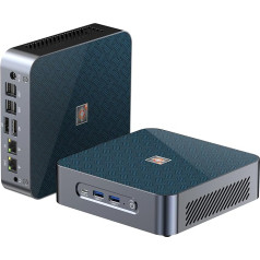 ALTOUMAN Mini PC AMD Ryzen 9 5900HX 8 kodolu procesors (līdz 4,6 GHz), 32 GB DDR4 3200 Crucial P3 Plus 1 TB M.2 PCIe Gen4 NVMe iekšējais SSD, galddators Windows 11 Pro, 4K Dual 2 HDMI/WiFi 6/BT 5.2/USB