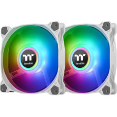 Thermaltake Pure Duo 14 ARGB Sync radiatora ventilators 2 ventilatoru komplekts | PC ventilators | Korpusa ventilators | Radiatora ventilators | Balts