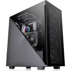 Thermaltake Divider 300 TG ATX Midi Tower | PC Case | Rūdīts stikls | Melns CA-1S2-00M1WN-00