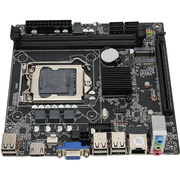 Bewinner H61S pamatplate LGA 1155 2 kanālu DDR3 pamatplate Core I7 I5 I3 PC pamatplate ar VGA HD WiFi Cut Telle M.2 slots ITX pamatplate galddatoriem