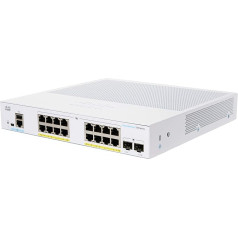 Cisco Business CBS250-16P-2G Smart Switch | 16 GE porti | PoE | 2 x 1G-SFP | Limited Lifetime Protection (CBS250-16P-2G)