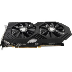 ASHATA RX 590 grafiskā karte, RX 590 spēļu grafiskā karte ar 8 GB GDDR5 256 bitu GDDR5 256 bitu jaudu, klusa enerģijas izkliedēšana, PCI Express 3.0 X16, 3X DP, 1x DVI, 1x HDMI