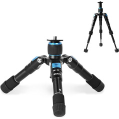 FAEFTY kameras statīvs, mini statīvs, monopods, ceļojumu statīvs ar 3/8 skrūvi, pārnēsājams DSLR kamerai, videoieraksta ierīcei, mobilajam tālrunim (42 cm, 5 kg)