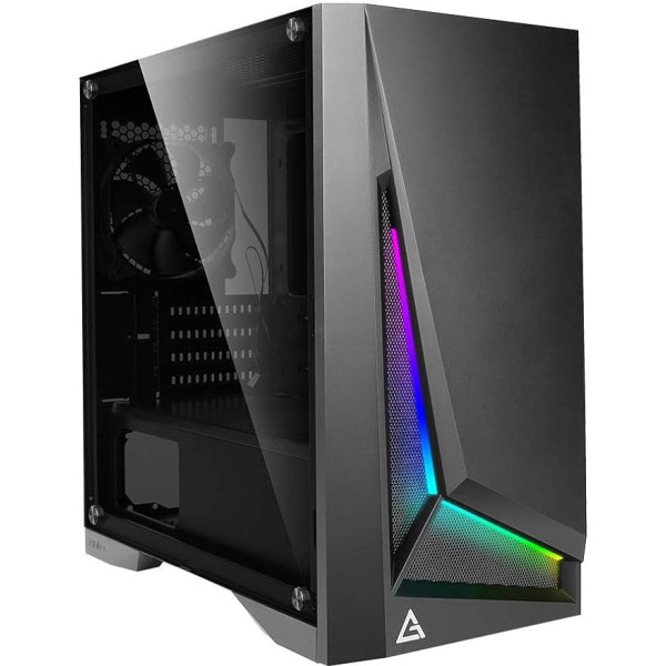 Korpuss Antec Gamer Dark Phantom DP301M Micro Tower Black Mazumtirdzniecība