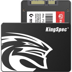 KingSpec 2 TB 2 5 collu SATA SSD, 2,5 collu SATA III 6 Gb/s iekšējais cietvielu cietais disks - 3D NAND Flash, saderīgs ar PS4/Desktop/Laptops