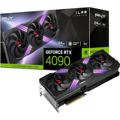 PNY GeForce RTX 4090 24GB XLR8 Gaming Verto Epic-X RGB Triple Fan Graphics Card, Black