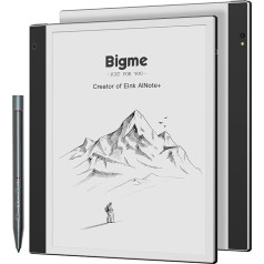 Bigme inkNote ePaper Tablet 10,3 collu Dual Cameras 6GB + 128GB Ereader ar Smart Pen, vāks