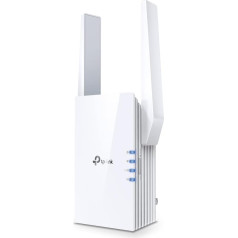 TP-Link RE705X tinklinio Wi-Fi sistema Dviejų dažnių (2,4 GHz / 5 GHz) Wi-Fi 6 (802.11ax), balta 1 Išorinis