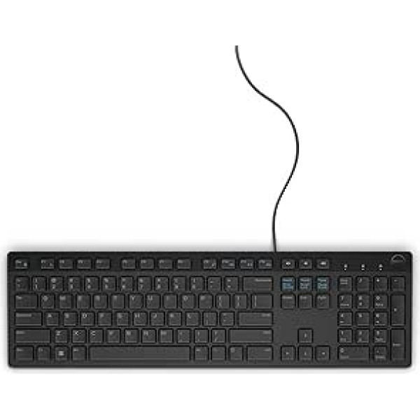 Dell KB216 vadu multimediju tastatūra (QWERTY), melna