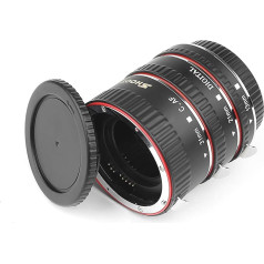 D & F Autofokus Makroverlängerung Tube Set EOS EF / EF-S Objektivs Nahaufnahmen für Canon EOS EF Lens Such as Canon 7D,500D,600D,700D,5D Mark II III, Rebel T2i, T3i, T5i...