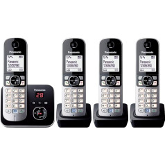 Panasonic KX-TG6824GA DECT bezvadu tālrunis ar automātisko atbildētāju