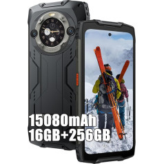 Blackview BV9300 Pro āra mobilais tālrunis bez līguma, 16GB + 256GB MTK G99 Octa-Core Android 13 āra viedtālrunis, 15080mAh (33W), 64MP + 32MP, 6,7 collu FHD+ mobilais tālrunis, IP68, Dual 4G LTE