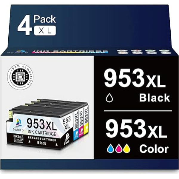 953XL daudzpaketes kasetnes HP 953XL daudzpaketei, neskar atjaunināšana, HP Officejet Pro 7720 kasetņu, HP Officejet Pro 7740 kasetņu, kas saderīgas ar 7730 8710 8715 8720 8720 8730 8740, nomaiņa.