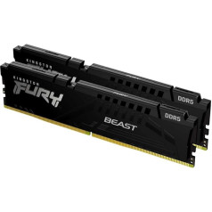 Kingston Fury Beast Black EXPO DDR5 64GB (2x32GB) 6000MT/s DDR5 CL36 DIMM galddatora spēļu atmiņas komplekts ar 2 - KF560C36BBEK2-64