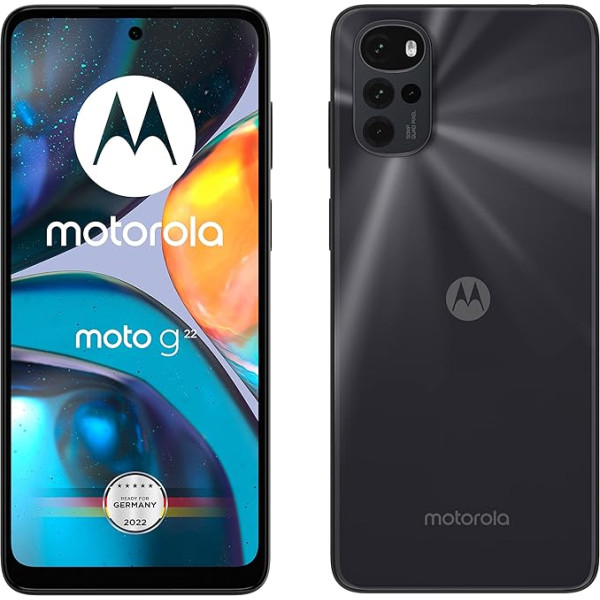 Motorola Moto G22 64GB/4GB RAM Dual SIM Cosmic melnā krāsā