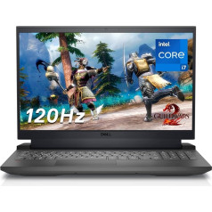 Dell Inspiron G15 5510 Notebook Gamer Intel Core i5-10200H 15,6 collu Full HD 120Hz 8GB RAM SSD 512GB NVIDIA GeForce GTX 1650 4GB Windows 10 Home Tastatūra AZERTY Franču aizmugures apgaismojums