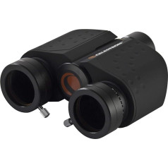 Celestron 93691 Stereo 22mm BaK-4 Porroprismen-Binokular für Teleskope, Schwarz