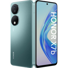 HONOR X7b Android viedtālrunis 6+128GB, 108MP trīskāršā kamera, 6,8 collu 90 Hz liels displejs, Snapdragon 680, du stereo skaļruņi, Dual SIM, NFC, zaļš