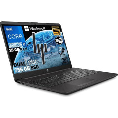 HP i5 250 G7 klēpjdators Displejs 39,6 cm (15,6 collu) Intel Quad Core i5-8265U 1,6 GHz līdz 3,9 GHz / RAM 4 GB DDR4 / HD 500 GB / VGA INTEL HD 620 / HDMI Dvd Rw Wifi Bluetooth / Windows 10 pro / Open Office HP I5 RAM. 8 GB M2 W10 BM.