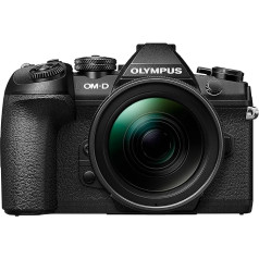 Olympus OM-D E-M1 Mark II sistēmas kamera, līdz 60 kadriem sekundē, 121 AF punkts, 20 megapikseļi, 7,6 cm/3 collas, TFT LCD displejs, 4K video, HDR, 5 asu attēla stabilizators, melna