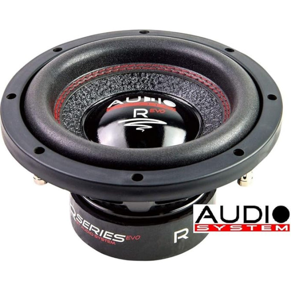 Audio sistēma R 08 Evo Radio Series 200 mm augstas efektivitātes zemfrekvences skaļrunis 150 W RMS