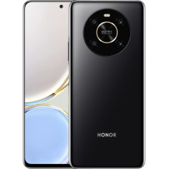 HONOR Magic 4 Lite, Android viedtālrunis, 6 + 128 GB mobilais tālrunis, 48 MP kamera, 6,81 collu 90 Hz LCD, Snapdragon 680, 66 W ātrā uzlāde ar 4800 mAh akumulatoru, melns