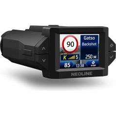 NEOLINE X-COP 9300s Full HD videoreģistrators ar radaru detektoru, GPS antenu, GPS datu bāzi ar ātruma radariem, atjaunināmu datu bāzi, stāvvietas režīmu